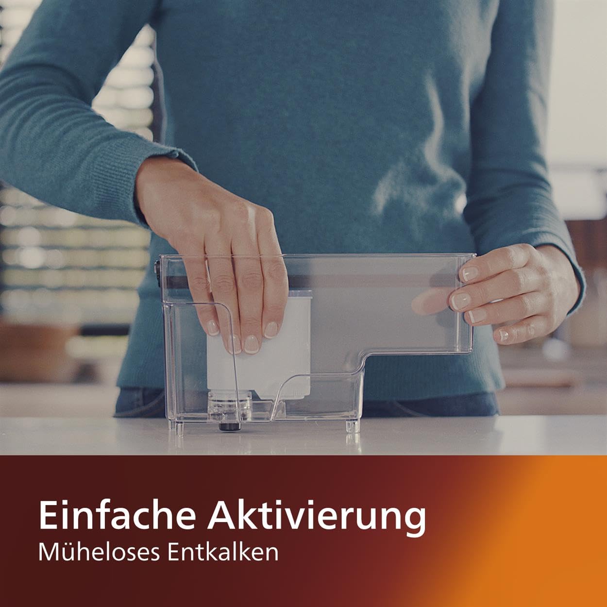 Philips AquaClean Kalk- und Wasserfilter für Espressomaschine, Kein Entkalken bis 5000 Tassen, Einzelpack