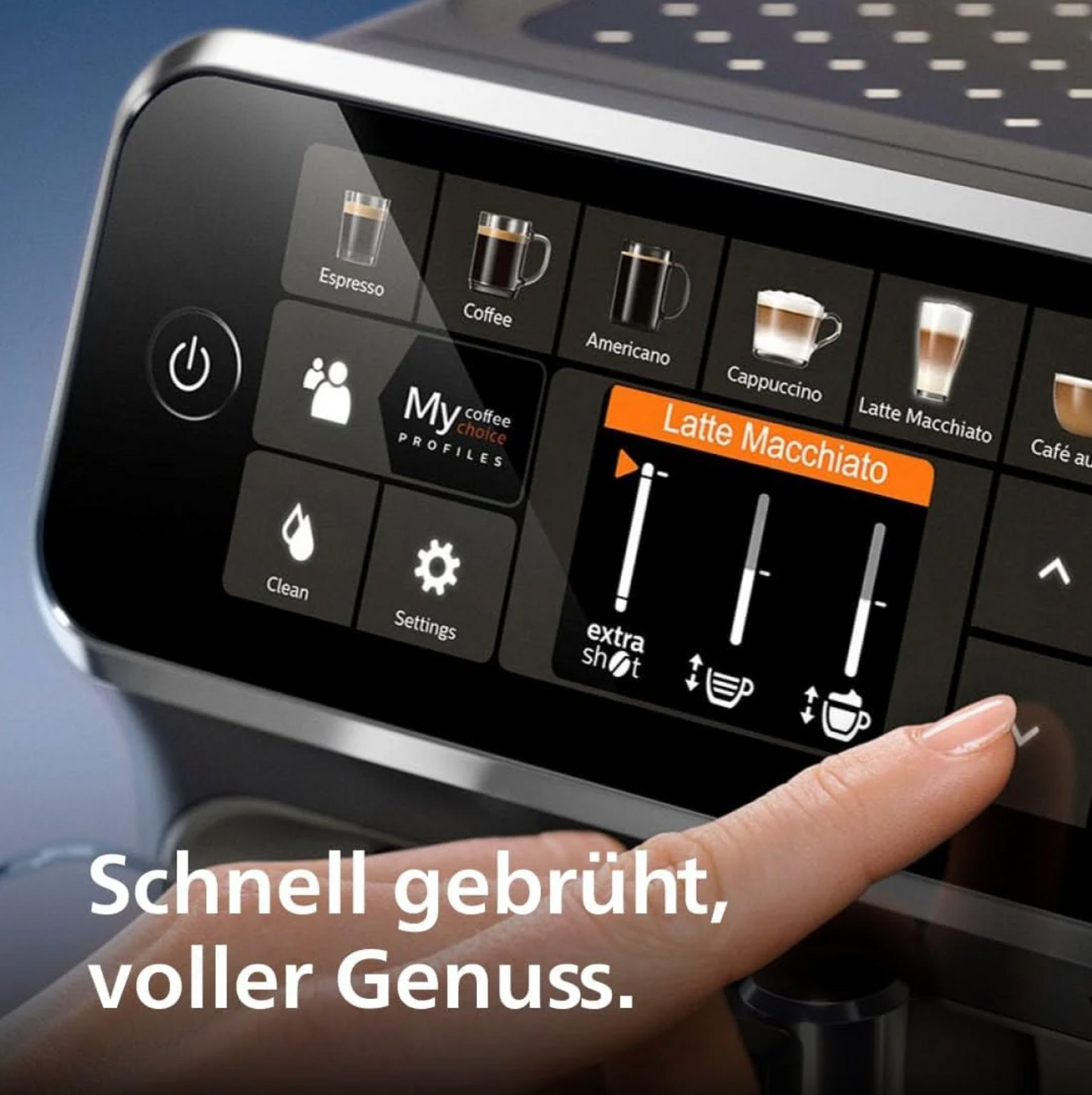 PHILIPS Espressomaschine der Serie 5400 - Schwarz