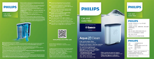 Philips AquaClean Kalk- und Wasserfilter für Espressomaschine, Kein Entkalken bis 5000 Tassen, Einzelpack