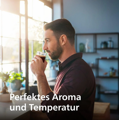 PHILIPS Espressomaschine der Serie 5400 - Schwarz
